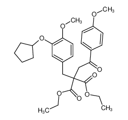 diethyl α-(3-cyclopentyloxy-4-methoxybenzyl)-α-(4-methoxyphenacyl)malonate CAS:197906-12-0 manufacturer & supplier