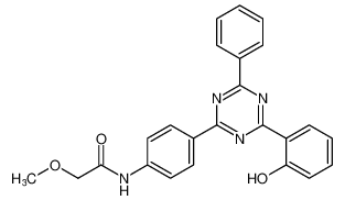 N-(4-(4-(2-hydroxyphenyl)-6-phenyl-1,3,5-triazin-2-yl)phenyl)-2-methoxyacetamide CAS:197910-29-5 manufacturer & supplier