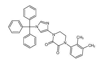 1-(2,3-dimethylphenyl)-4-(1-trityl-1H-imidazol-4-yl)piperazine-2,3-dione CAS:197913-19-2 manufacturer & supplier