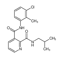 N3-(3-chloro-2-methylphenyl)-N2-isobutylpyridine-2,3-dicarboxamide CAS:197918-73-3 manufacturer & supplier