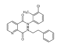 N3-(3-chloro-2-methylphenyl)-N2-phenethylpyridine-2,3-dicarboxamide CAS:197919-04-3 manufacturer & supplier