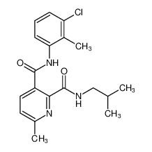 N3-(3-chloro-2-methylphenyl)-N2-isobutyl-6-methylpyridine-2,3-dicarboxamide CAS:197919-59-8 manufacturer & supplier