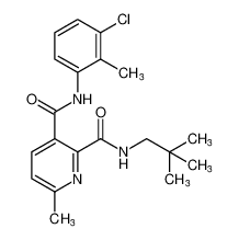 N3-(3-chloro-2-methylphenyl)-6-methyl-N2-neopentylpyridine-2,3-dicarboxamide CAS:197919-65-6 manufacturer & supplier