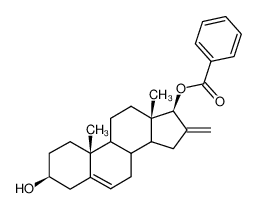 17β-Benzoyloxy-16-methylenandrost-5-en-3β-ol CAS:19793-23-8 manufacturer & supplier