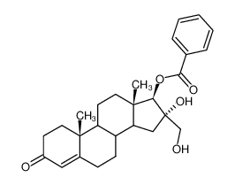 17β-Benzoyloxy-16α-hydroxy-16β-(hydroxymethyl)androst-4-en-3-one CAS:19793-25-0 manufacturer & supplier