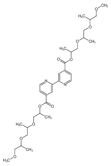 2,2'-bipyridyl-4,4'-bis(tripropylene glycol monomethyl ether carboxylate) CAS:197955-24-1 manufacturer & supplier