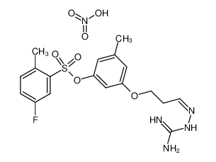 2-[2-[3-(5-fluoro-2-methylphenylsulfonyloxy)-5-methylphenoxy]ethyl-1-methylene]hydrazinecarboximidamide nitrate CAS:197959-11-8 manufacturer & supplier