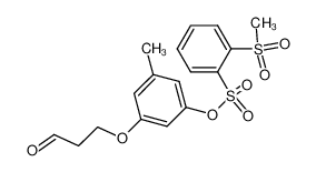 3-[5-methyl-3-[2-(methylsulfonyl)phenylsulfonyloxy]phenoxy]-propionaldehyde CAS:197960-68-2 manufacturer & supplier