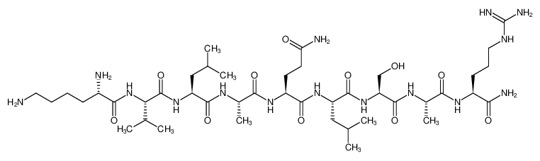 L-Argininamide,L-lysyl-L-valyl-L-leucyl-L-alanyl-L-glutaminyl-L-leucyl-L-seryl-L-alanyl- CAS:197969-17-8 manufacturer & supplier