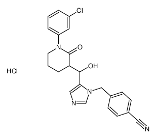 4-((5-((1-(3-chlorophenyl)-2-oxopiperidin-3-yl)(hydroxy)methyl)-1H-imidazol-1-yl)methyl)benzonitrile hydrochloride CAS:197973-84-5 manufacturer & supplier