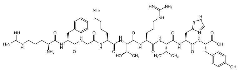 L-arginyl-L-phenylalanylglycyl-L-lysyl-L-threonyl-L-arginyl-L-valyl-L-histidyl-L-tyrosine CAS:197975-31-8 manufacturer & supplier