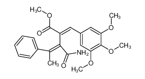 (1E,3E)-1-(3,4,5-trimethoxyphenyl)-2-methoxycarbonyl-3-aminocarbonyl-4-methyl-4-phenylbutadiene CAS:197978-65-7 manufacturer & supplier