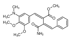 methyl (E)-3-carbamoyl-2-((E)-3-(dimethylamino)-4,5-dimethoxybenzylidene)-4-phenylbut-3-enoate CAS:197979-13-8 manufacturer & supplier