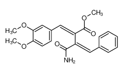 methyl (E)-3-carbamoyl-2-((E)-3,4-dimethoxybenzylidene)-4-phenylbut-3-enoate CAS:197979-20-7 manufacturer & supplier