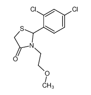 2-(2,4-dichloro-phenyl)-3-(2-methoxy-ethyl)-thiazolidin-4-one CAS:19798-21-1 manufacturer & supplier