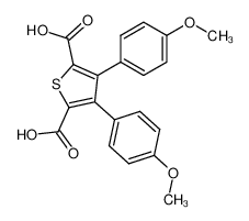 3,4-bis(4-methoxyphenyl)thiophene-2,5-dicarboxylic acid CAS:19799-44-1 manufacturer & supplier