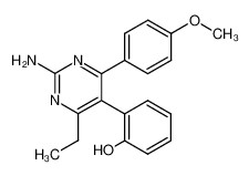 2-[2-amino-4-ethyl-6-(4-methoxy-phenyl)-pyrimidin-5-yl]-phenol CAS:1980-88-7 manufacturer & supplier