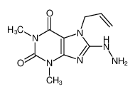 8-hydrazinyl-1,3-dimethyl-7-prop-2-enylpurine-2,6-dione CAS:19800-66-9 manufacturer & supplier