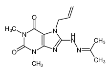 7-allyl-8-isopropylidenehydrazino-1,3-dimethyl-3,7-dihydro-purine-2,6-dione CAS:19800-67-0 manufacturer & supplier