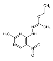 N'-(2-methyl-5-nitro-pyrimidin-4-yl)-acetohydrazonic acid ethyl ester CAS:19801-86-6 manufacturer & supplier