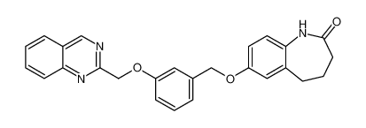 7-((3-(quinazolin-2-ylmethoxy)benzyl)oxy)-1,3,4,5-tetrahydro-2H-benzo[b]azepin-2-one CAS:198013-20-6 manufacturer & supplier