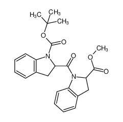 tert-butyl 2-(2-(methoxycarbonyl)indoline-1-carbonyl)indoline-1-carboxylate CAS:198016-57-8 manufacturer & supplier