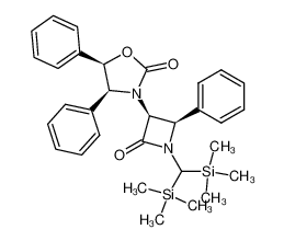 (3S,4R)-1-[bis(trimethylsilyl)methyl]-4-phenyl-3-[(4S,5R)-4,5-diphenyl-2-oxo-oxazolidin-3-yl]-azetidin-2-one CAS:198022-17-2 manufacturer & supplier