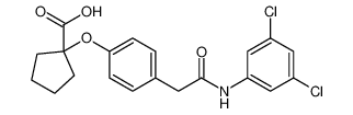 1-(4-(2-((3,5-dichlorophenyl)amino)-2-oxoethyl)phenoxy)cyclopentane-1-carboxylic acid CAS:198059-98-2 manufacturer & supplier