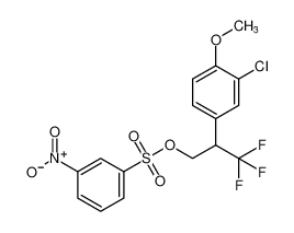 2-(3-chloro-4-methoxyphenyl)-3,3,3-trifluoropropyl 3-nitrobenzenesulfonate CAS:198063-11-5 manufacturer & supplier