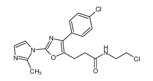 N-(2-chloroethyl)-3-(4-(4-chlorophenyl)-2-(2-methyl-1H-imidazol-1-yl)oxazol-5-yl)propanamide CAS:198064-28-7 manufacturer & supplier