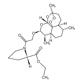 N-[12-O-(β-dihydroartemisinin)acetyl]-(S)-prolin-ethylester CAS:198067-44-6 manufacturer & supplier