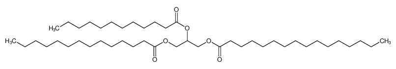 Hexadecanoic acid,2-[(1-oxododecyl)oxy]-3-[(1-oxotetradecyl)oxy]propyl ester CAS:198076-34-5 manufacturer & supplier