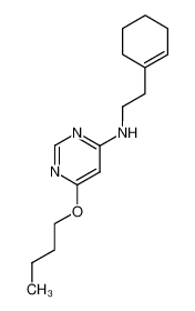 (6-butoxy-pyrimidin-4-yl)-(2-cyclohex-1-enyl-ethyl)-amine CAS:19808-05-0 manufacturer & supplier