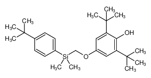 2,6-di-tert-butyl-4-(((4-(tert-butyl)phenyl)dimethylsilyl)methoxy)phenol CAS:198081-59-3 manufacturer & supplier