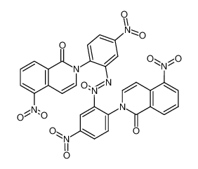 5,5'-Dinitro-2,2'-bis-(5-nitro-1-oxo-1,2-dihydroisochinolyl-(2))-azoxybenzol CAS:1981-76-6 manufacturer & supplier