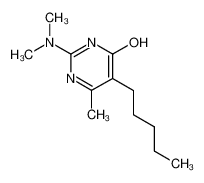 2-dimethylamino-6-methyl-5-pentyl-3H-pyrimidin-4-one CAS:19810-51-6 manufacturer & supplier