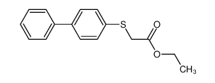 4-Biphenyl-thioglykolsaeure-aethylester CAS:19813-81-1 manufacturer & supplier