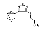 1-(3-propylthio-1,2,5-thiadiazol-4-yl)-4-azatricyclo(2.2.1.02,6)heptane CAS:198143-11-2 manufacturer & supplier