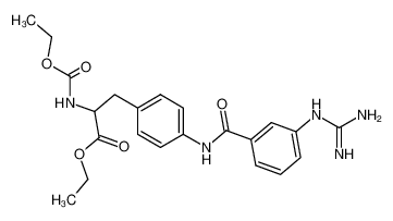 4-[[[3-[(aminoiminomethyl)amino]phenyl]carbonyl]amino]-N-(ethoxycarbonyl)phenylalanine ethyl ester CAS:198150-22-0 manufacturer & supplier