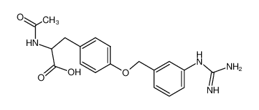 N-acetyl-4-[[3-[(aminoiminomethyl)amino]phenyl]methoxy]phenylalanine CAS:198151-21-2 manufacturer & supplier