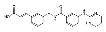 3-[3-[[[[3-[(1,4,5,6-tetrahydropyrimidin-2-yl)amino]phenyl]carbonyl]amino]methyl]phenyl]propenoic acid CAS:198194-63-7 manufacturer & supplier