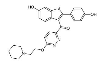 (6-hydroxy-2-(4-hydroxyphenyl)benzo[b]thiophen-3-yl)(6-(2-(piperidin-1-yl)ethoxy)pyridazin-3-yl)methanone CAS:198197-86-3 manufacturer & supplier