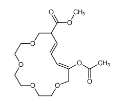 methyl (13E,15Z)-16-acetoxy-1,4,7,10-tetraoxacycloheptadeca-13,15-diene-12-carboxylate CAS:198200-93-0 manufacturer & supplier