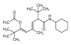 (3Z,5E)-7-(cyclohexylcarbamoyl)-2,2,5,8,8-pentamethylnona-3,5-dien-3-yl acetate CAS:198201-02-4 manufacturer & supplier