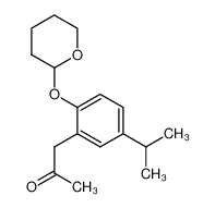 1-[5-Isopropyl-2-(tetrahydro-pyran-2-yloxy)-phenyl]-propan-2-one CAS:198201-84-2 manufacturer & supplier