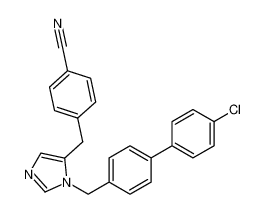 4-((1-((4'-chloro-[1,1'-biphenyl]-4-yl)methyl)-1H-imidazol-5-yl)methyl)benzonitrile CAS:198205-51-5 manufacturer & supplier