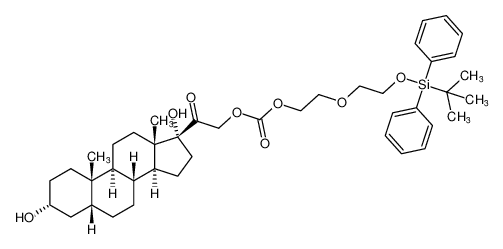 Pregnan-20-one,21-[(10,10-dimethyl-1-oxo-9,9-diphenyl-2,5,8-trioxa-9-silaundec-1-yl)oxy]-3,17-dihydroxy-, (3a,5b)- CAS:198209-79-9 manufacturer & supplier