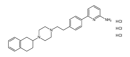 6-(4-(2-(4-(1,2,3,4-tetrahydronaphthalen-2-yl)piperazin-1-yl)ethyl)phenyl)pyridin-2-amine trihydrochloride CAS:198210-39-8 manufacturer & supplier