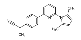 2-(2,5-dimethylpyrrolyl)-6-((4-(1-cyanoethyl)phenyl))-pyridine CAS:198211-64-2 manufacturer & supplier