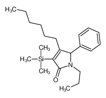 3-hexyl-2-phenyl-1-propyl-4-trimethylsilyl-2H-pyrrol-5-one CAS:198214-13-0 manufacturer & supplier